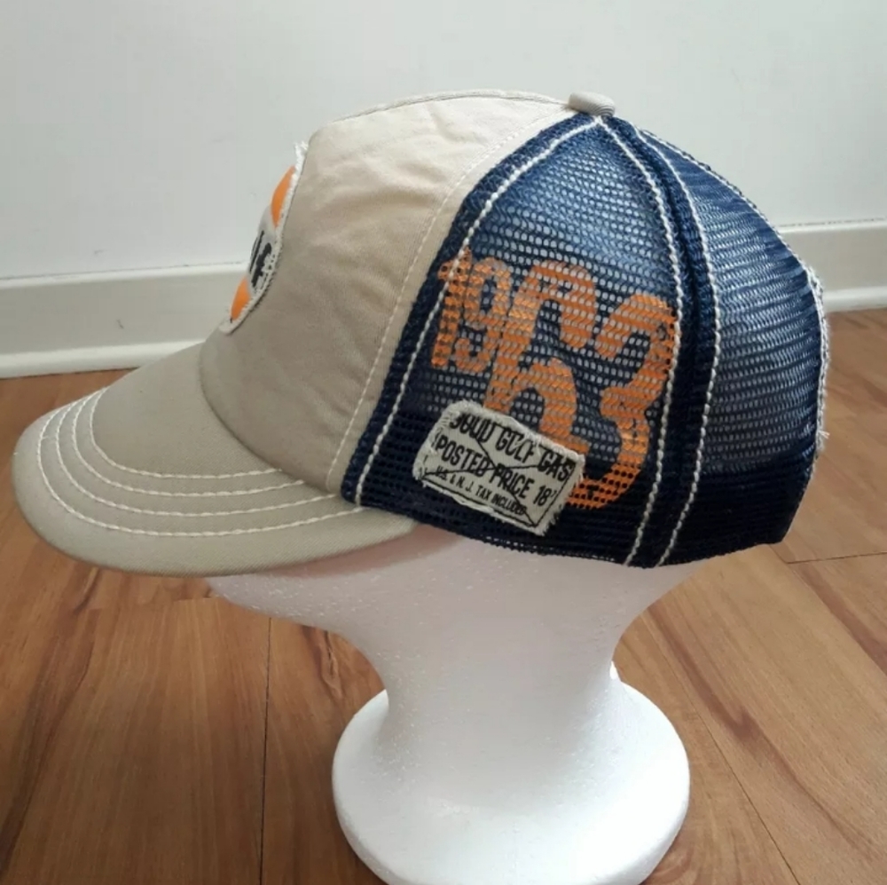 Gulf 1963 Trucker Hat Adjustable Snap Back Net Cap - Picture 4 of 7